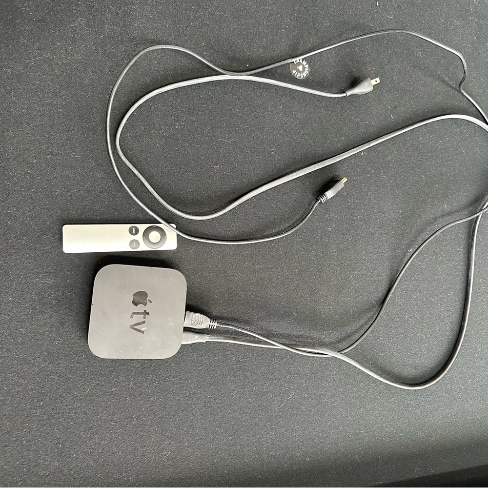 Apple TV gen 1 factory reset with remote and hdmi cord